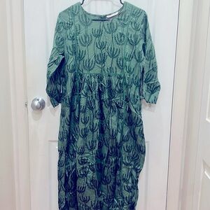 GREEN KURTI WITH POCKET